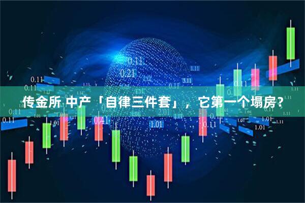 传金所 中产「自律三件套」，它第一个塌房？